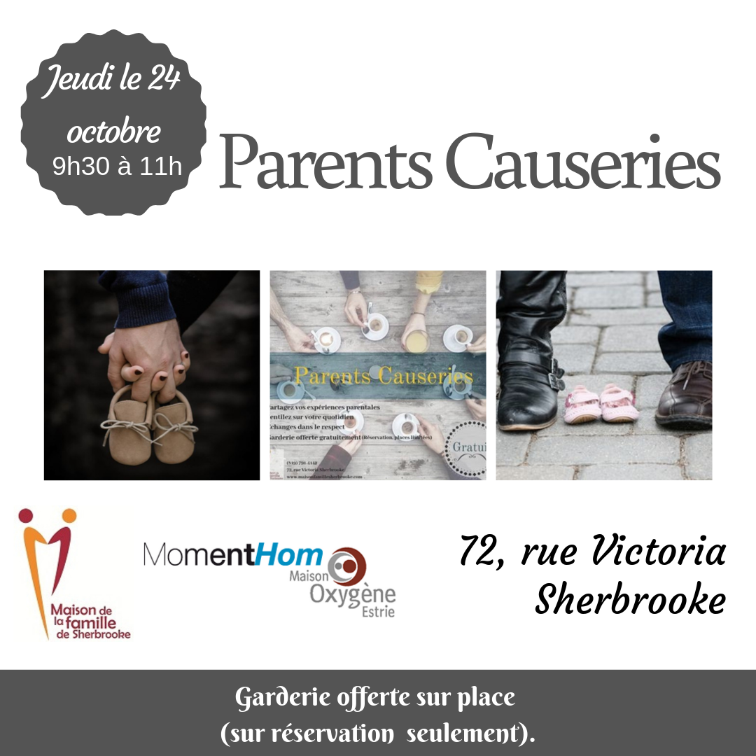 Parents causeries – 24 oct 2019